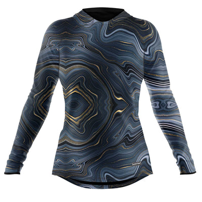 Blackstrap Women's Cloudchaser Hooded Top 2025 GEODE BLACK