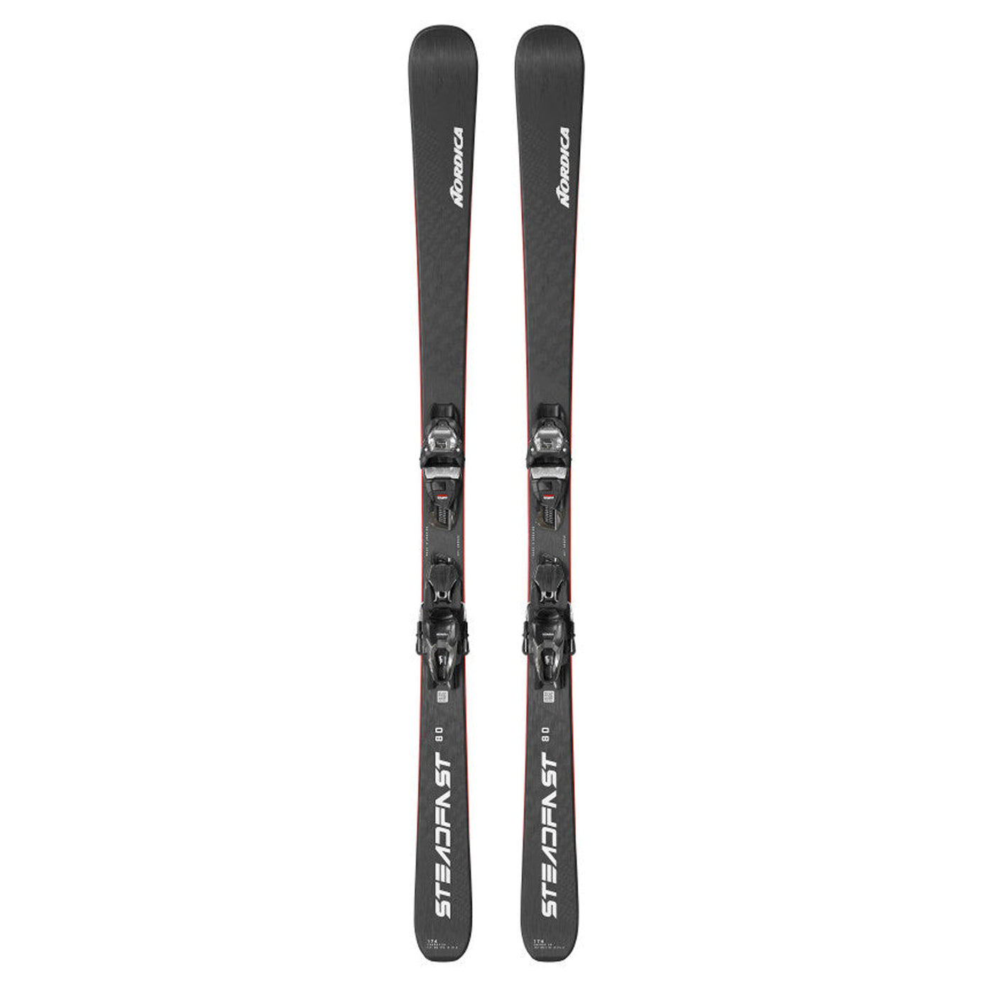 Nordica Men's Steadfast 80 CA Skis with TP2 Compact 10 FDT Bindings 2025 