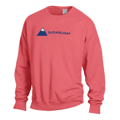 Sugarloaf Comfort Wash Crew Sweatshirt CORAL CRAZE