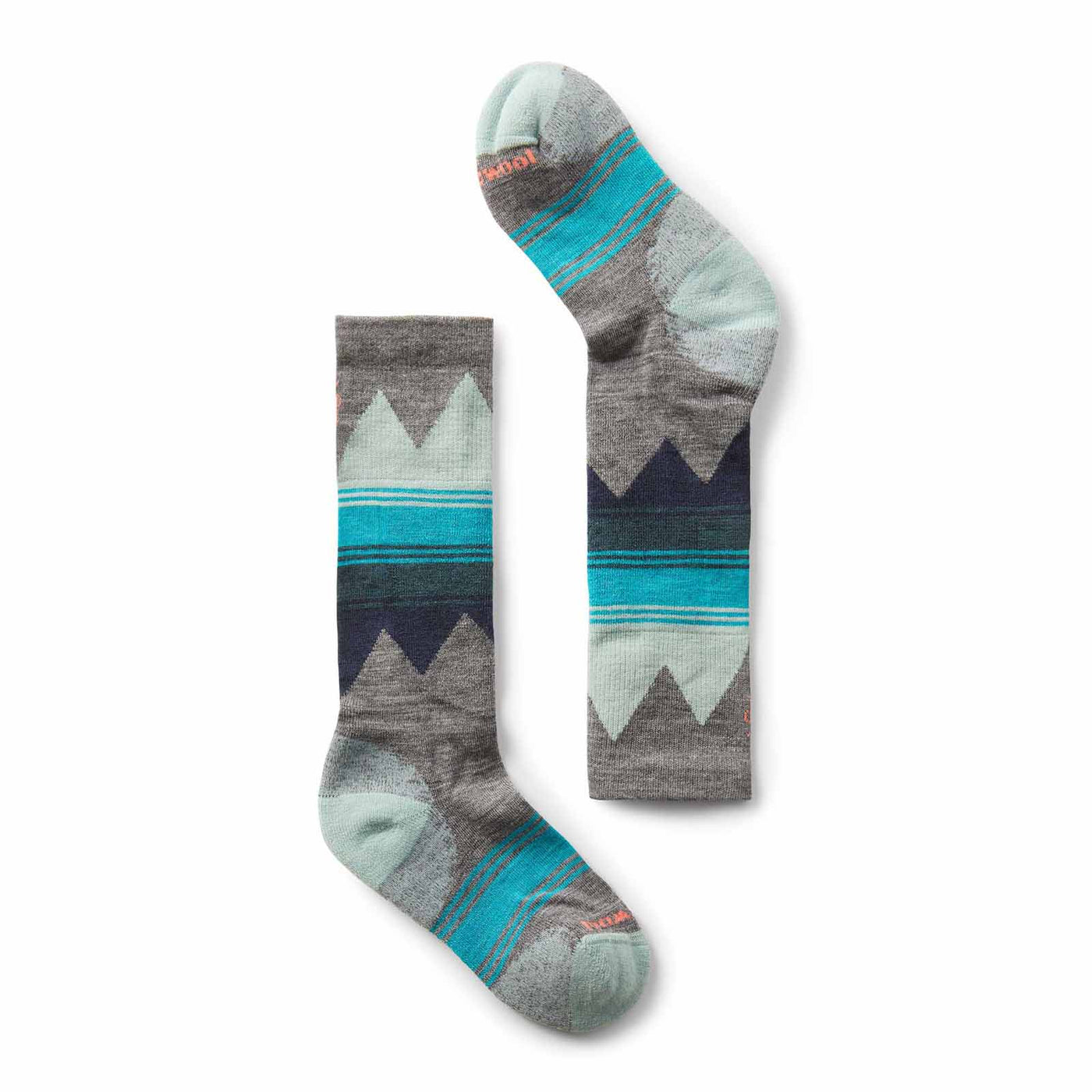 Smartwool Junior's Ski Light Cushion OTC Socks 2025 MEDIUM GRY