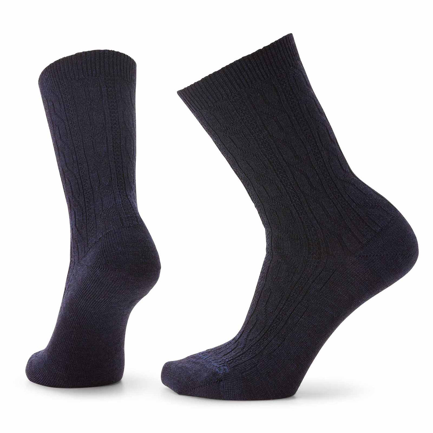 Smartwool Everyday Cable Crew Socks 2025 DEEP NAVY HEATHER