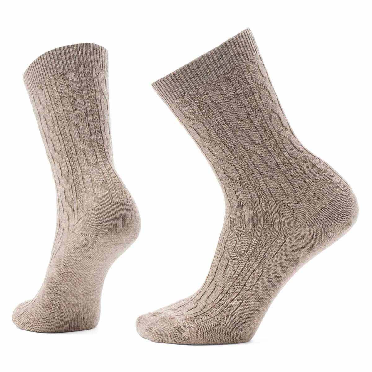 Smartwool Everyday Cable Crew Socks 2025 FOSSIL