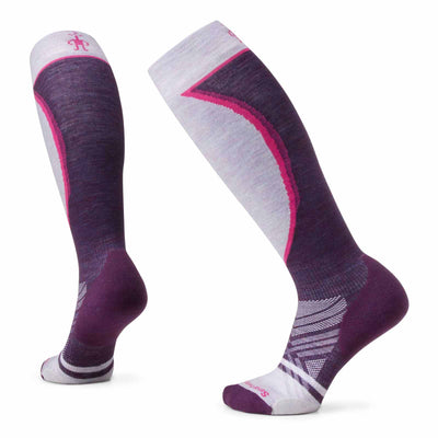 Smartwool Women's Ski Targeted Cushion OTC Socks 2025 PURPLE IRIS