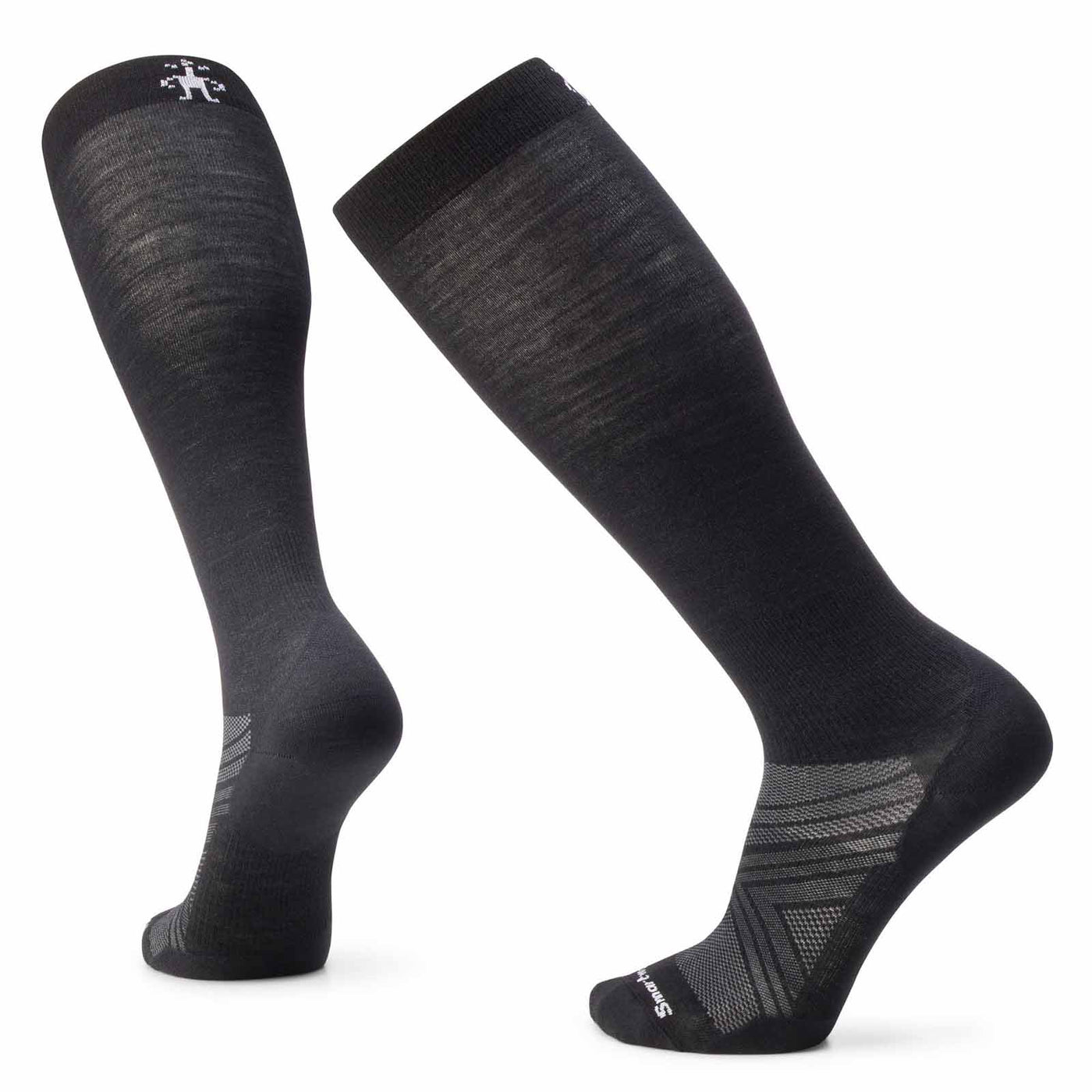 Smartwool Ski Zero Cushion Extra Stretch OTC Socks 2025 BLACK