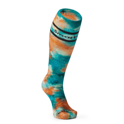 Smartwool Women's Ski Full Cushion Tie Dye Print OTC Socks 2025 