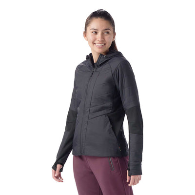 Smartwool Women's Smartloft Hooded Jacket 2025 BLACK