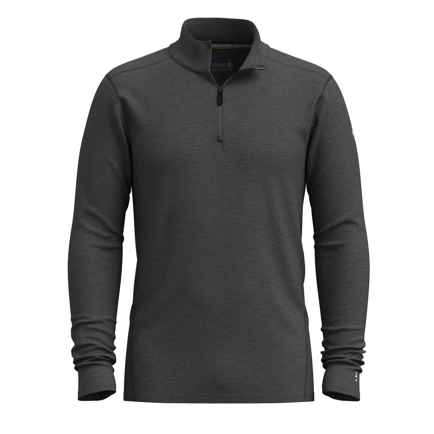 Smartwool Men's Classic All-Season Merino Base Layer 1/4 Zip 2025 IRON HEATHER