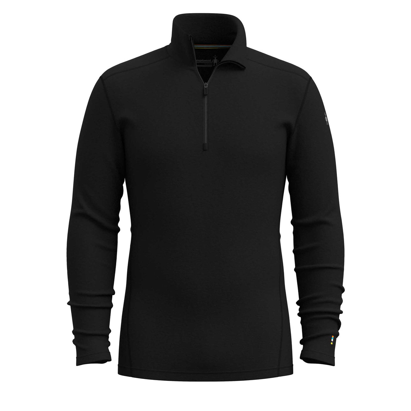 Smartwool Men's Classic Thermal Merino Base Layer 1/4 Zip 2025 BLACK