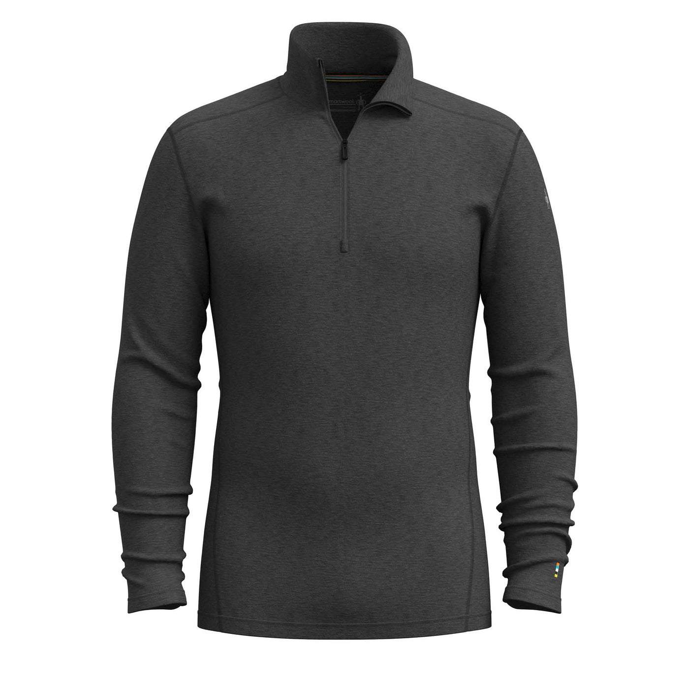 Smartwool Men's Classic Thermal Merino Base Layer 1/4 Zip 2025 CHARCOAL HEATHER