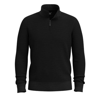 Smartwool Men's Sparwood 1/2 Zip Sweater 2025 CHARCOAL HEATHER