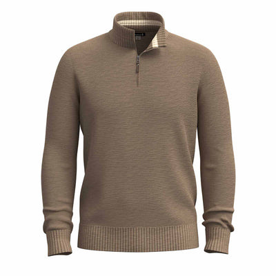 Smartwool Men's Sparwood 1/2 Zip Sweater 2025 TOASTED COCONUT HEATHER