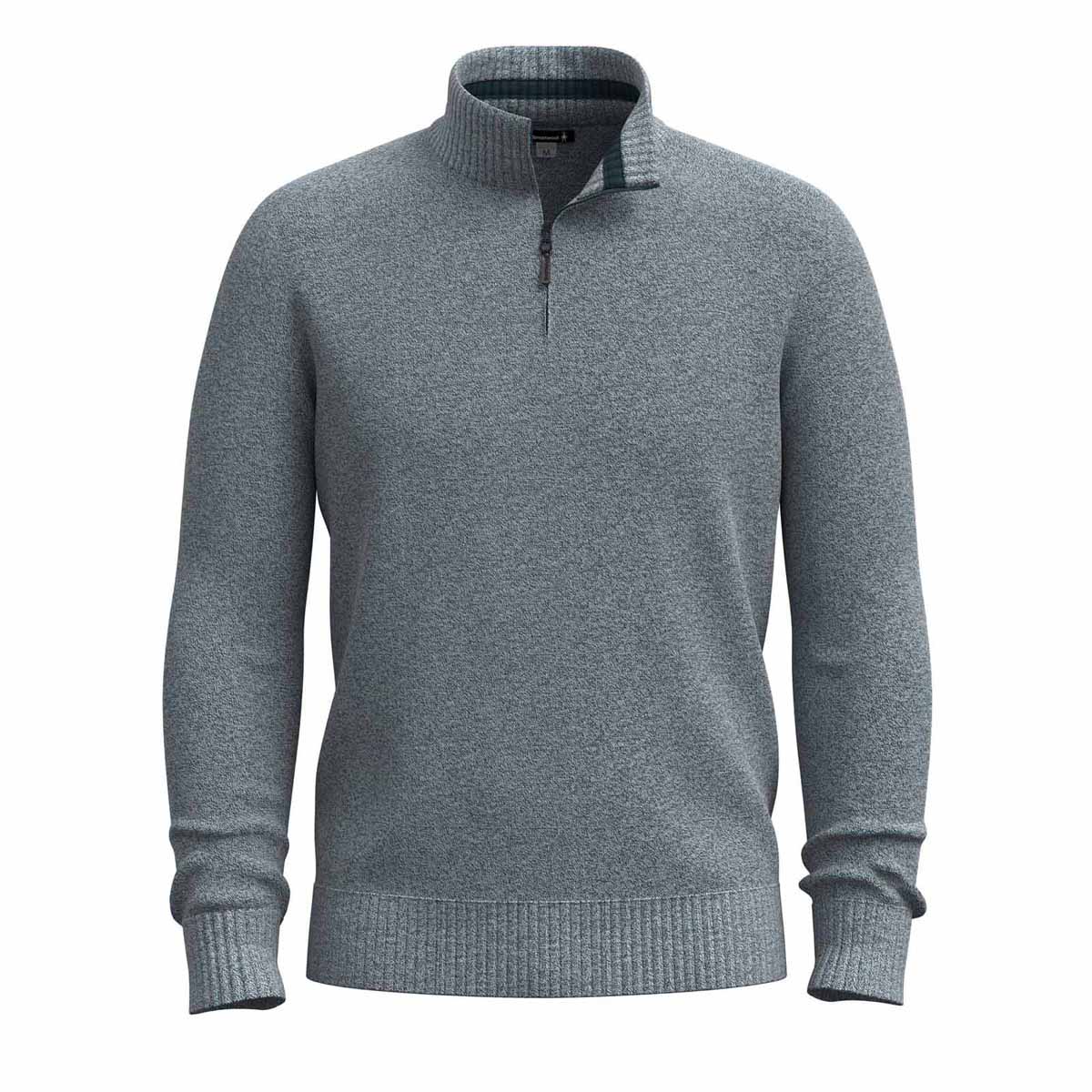 Smartwool Men's Sparwood 1/2 Zip Sweater 2025 M78 Twilight Blue Marl