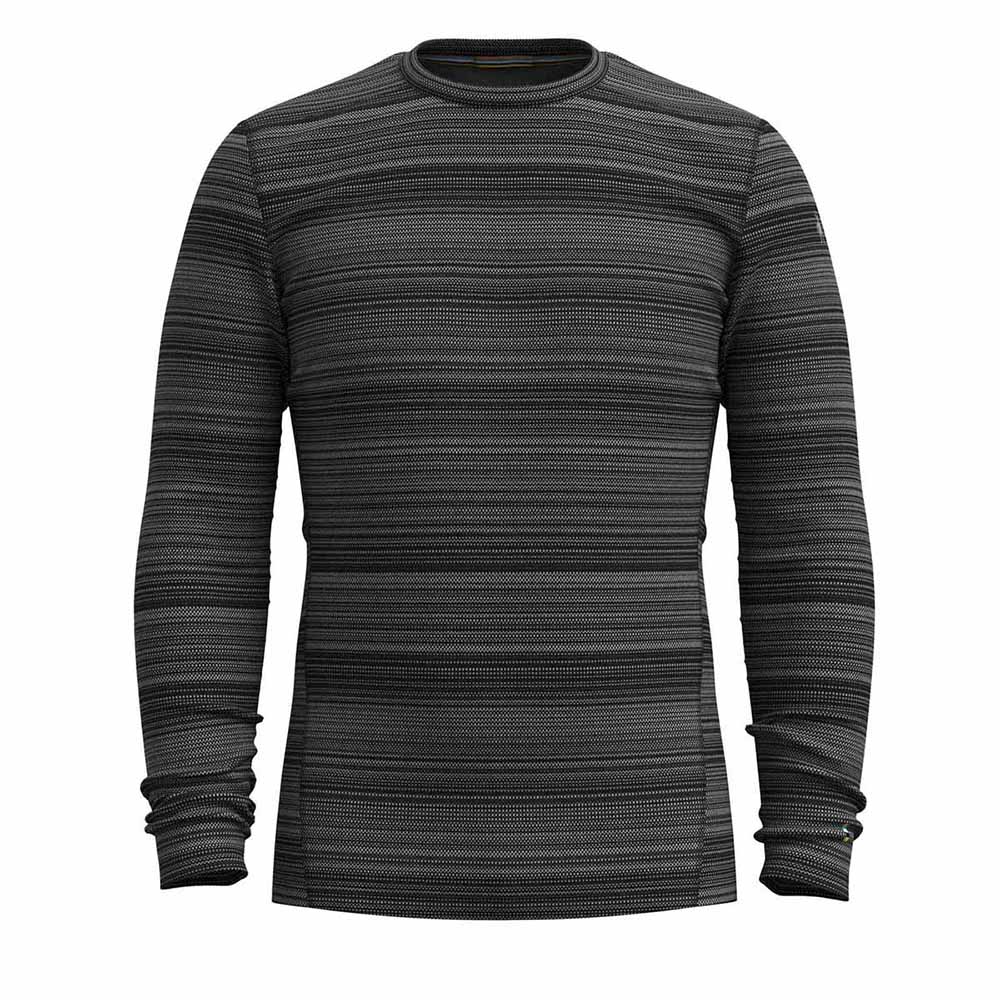 Smartwool Men's Classic Thermal Merino Base Layer Crew 2025 K42 BLACK COLOR SHIFT