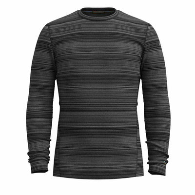 Smartwool Men's Classic Thermal Merino Base Layer Crew 2025 BLACK COLOR SHIFT