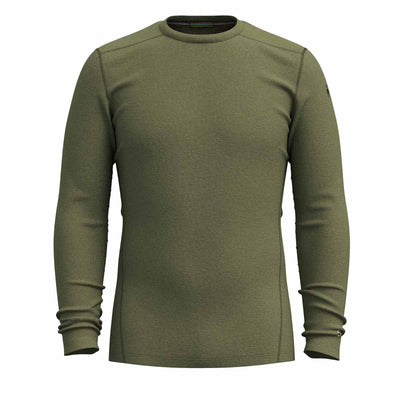 Smartwool Men's Classic Thermal Merino Base Layer Crew 2025 K66 Winter Moss Heather