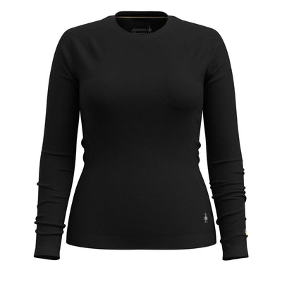 Smartwool Women's Classic Thermal Merino Base Layer Crew 2025 BLACK