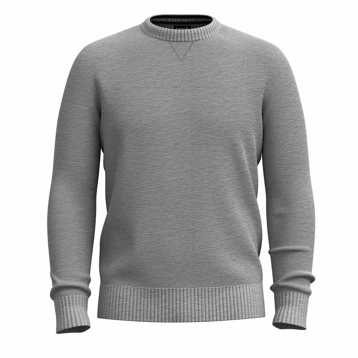 Smartwool Men's Sparwood Crew Sweater 2025 LIGHT GRAY HEATHER