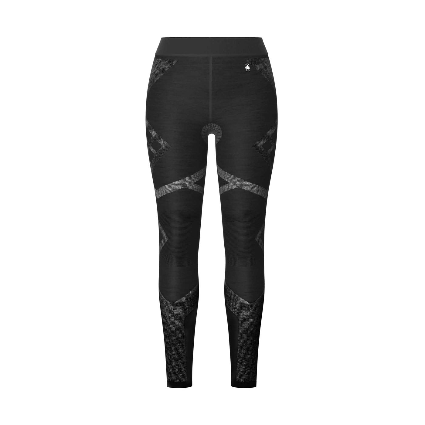 Smartwool Women's Intraknit Thermal Merino Base Layer Bottoms 2025 BLACK/WHITE