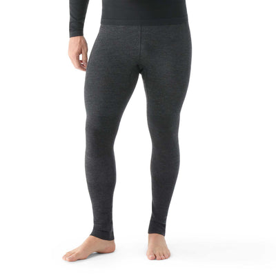 Smartwool Men's Intraknit Thermal Merino Base Layer Bottoms 2025 CHARCOAL HEATHER/BLACK