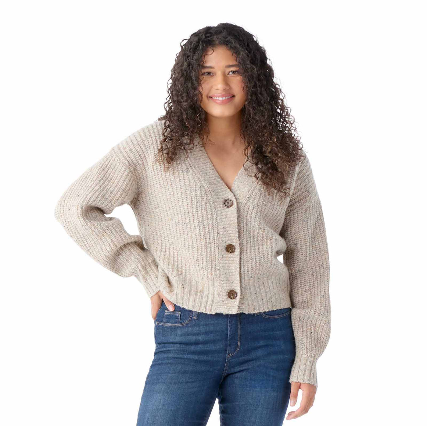 Smartwool Women's Cozy Lodge Cropped Cardigan Sweater 2025 OAT HEATHER