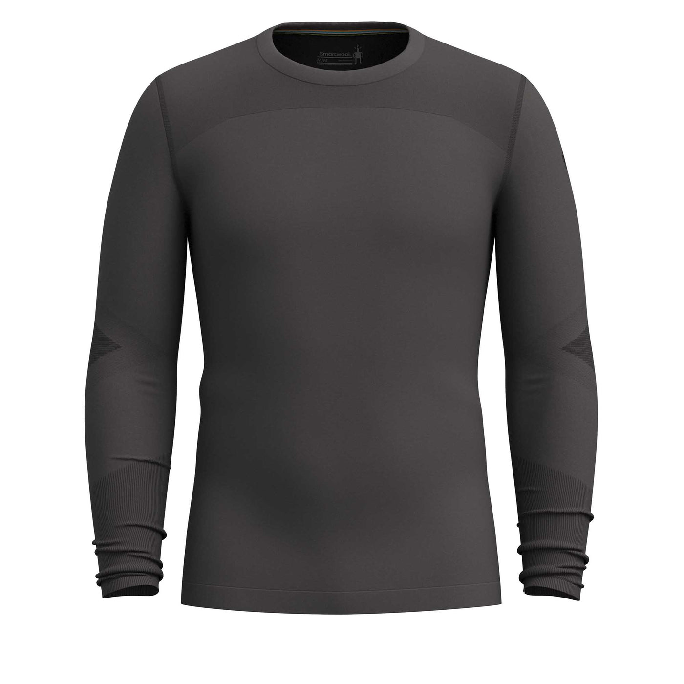 Smartwool Men's Intraknit Thermal Merino Base Layer Crew 2025 698 Charcoal Black