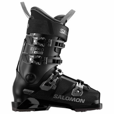 SALOMON M'S S/PRO ALPHA 110 GW SKI BOOT 2025 BLACK/DK GREY MET/BLACK