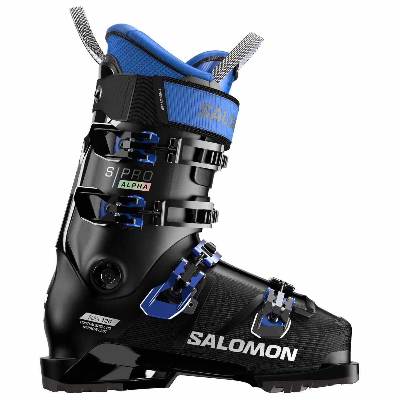 SALOMON M'S S/PRO ALPHA 120 GW SKI BOOT 2025 BLACK/RACE BLUE/RACE BLUE