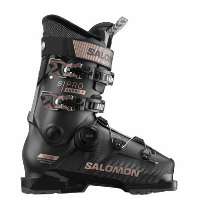 Salomon Women's S/Pro Supra BOA® X90 Ski Boots 2025 BLACK/PINKGOLD MET