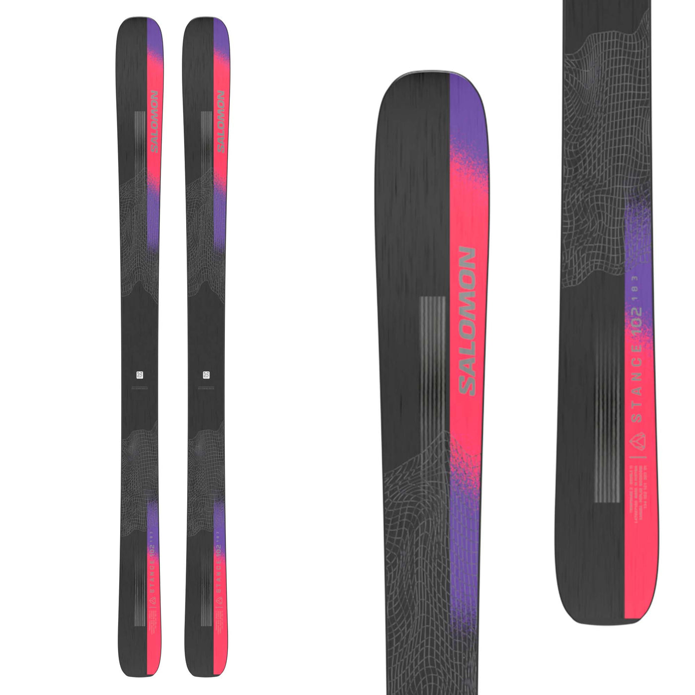 Salomon Men's Stance 102 Skis 2025 176