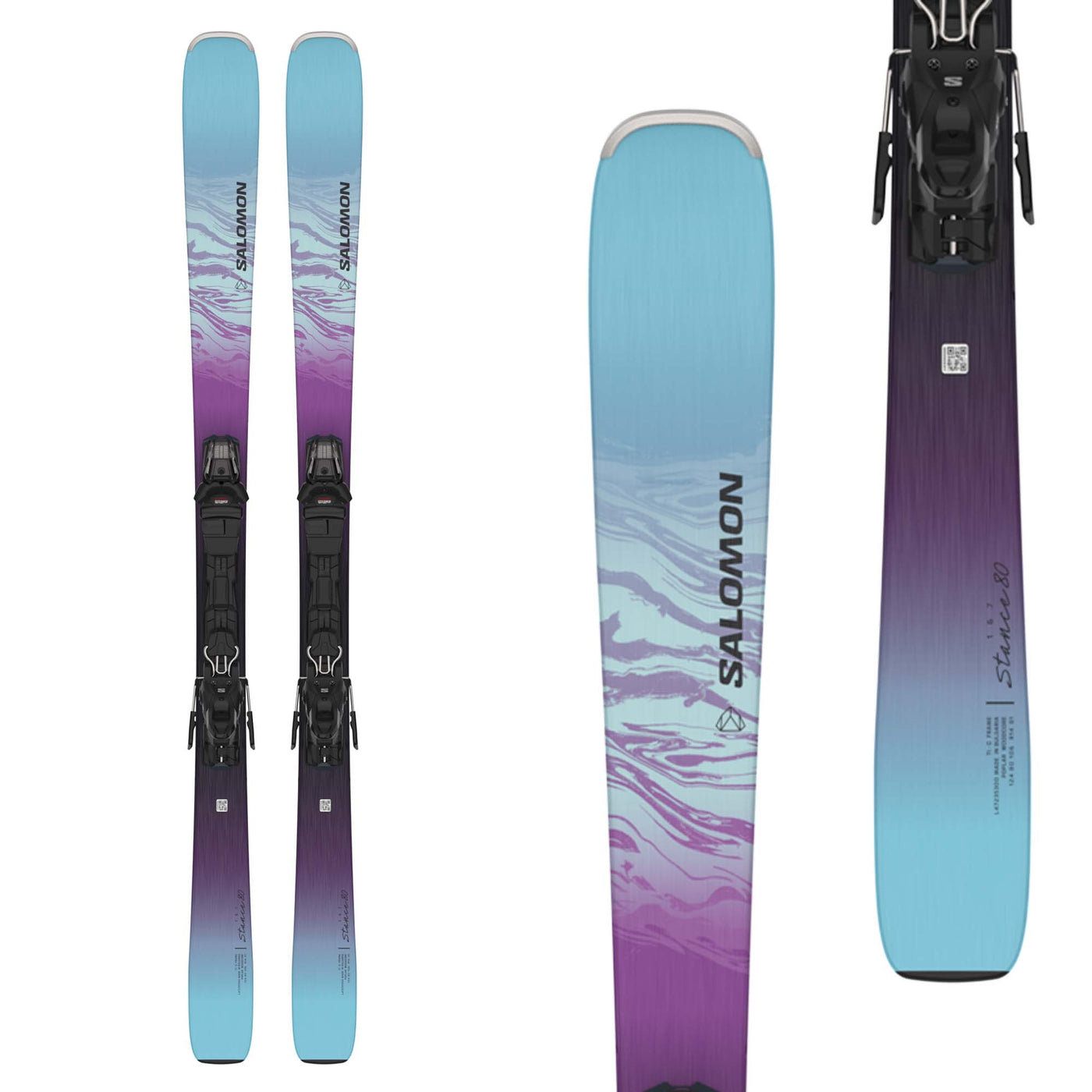 Salomon Women's E Stance W 80 Skis with M10 GW L80 Bindings 2025 141