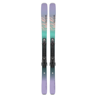 Salomon Women's E Stance W 84 Skis with M11 GW L90 Bindings 2025 