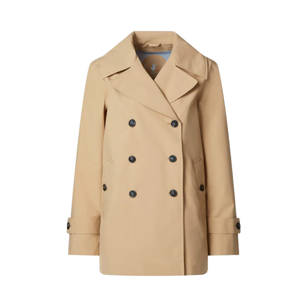 Save The Duck Women's Sofi Trench Coat 2024 STARDUST BEIGE