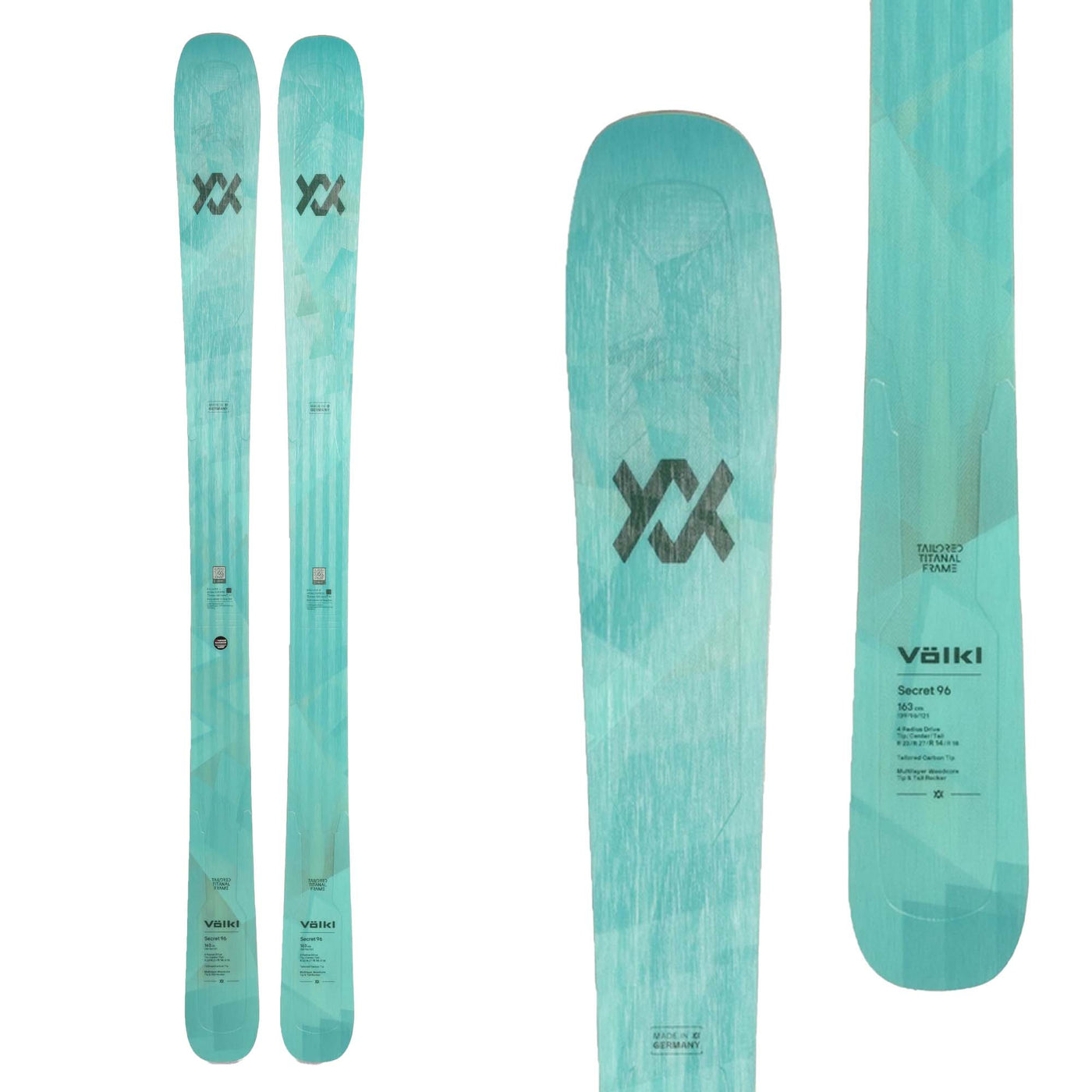 Volkl Women's Secret 96 Skis 2025 