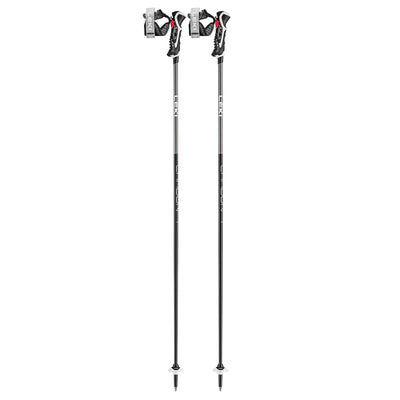 Leki Men's Carbon 14 3D Ski Pole 2025 BLACK/RED