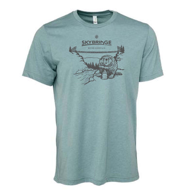 Boyne Mountain SkyBridge MI Beaver T-Shirt GREEN
