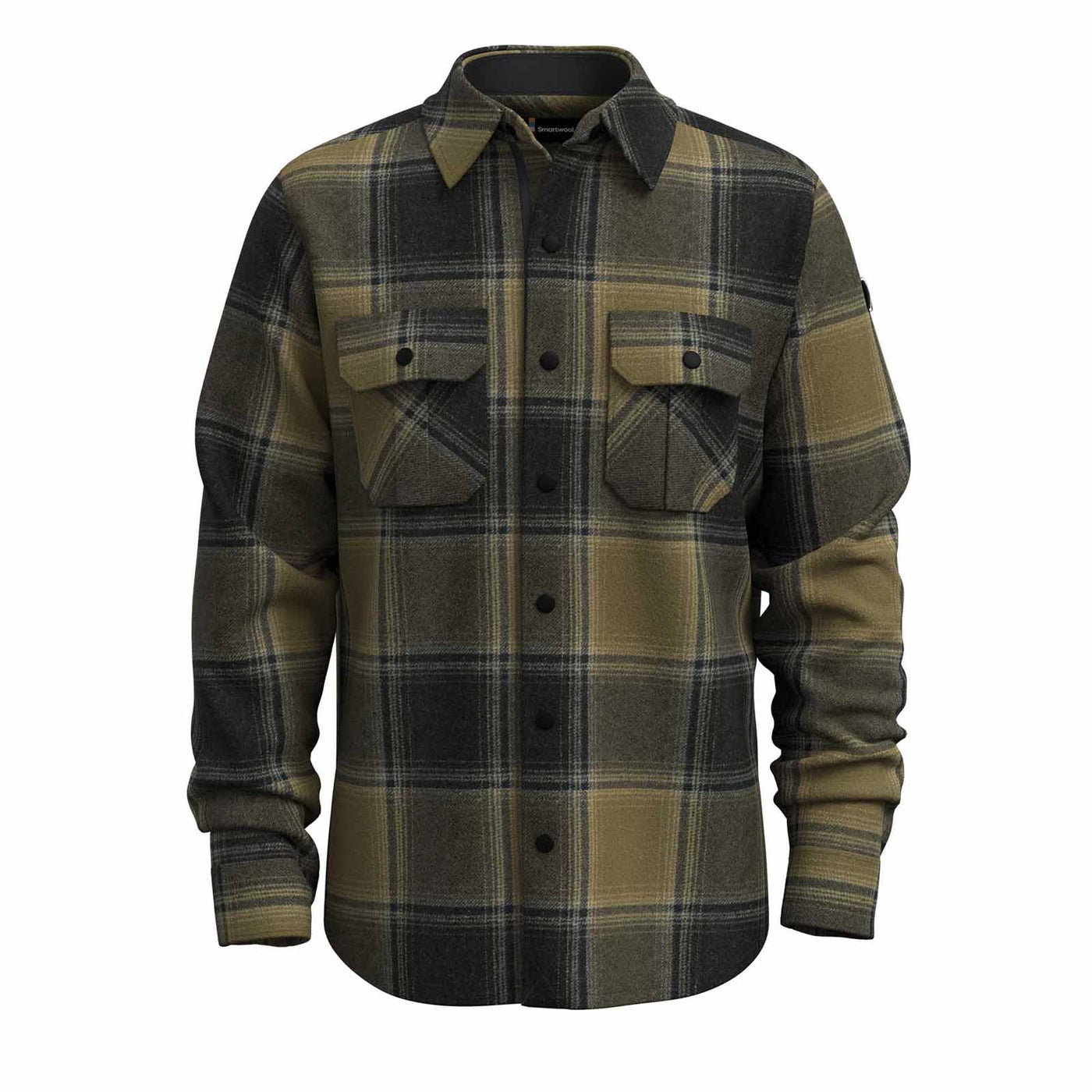 Smartwool Men's Anchor Line Shirt Jacket 2025 WINTER MOSS PLAID