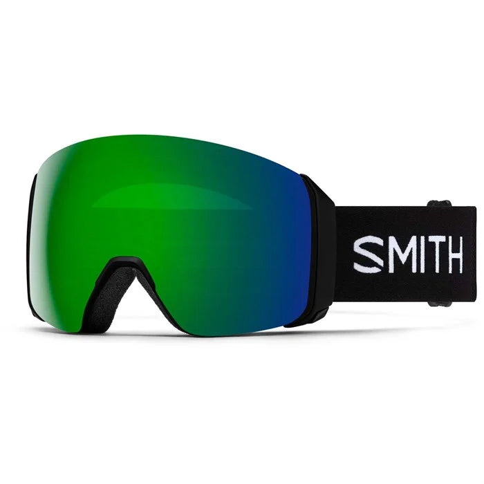 Smith 4D Mag XL Goggles with Bonus ChromaPop Lens 2025 BLACK/CP SUN GREEN MIR