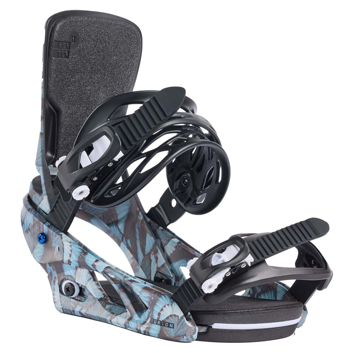 Burton Women's Lexa Re:Flex Snowboard Bindings 2025 BLUE BUTTERFLIES