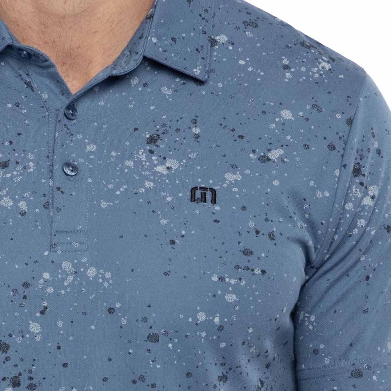 TravisMathew Men's Splatter Print Polo 2024 