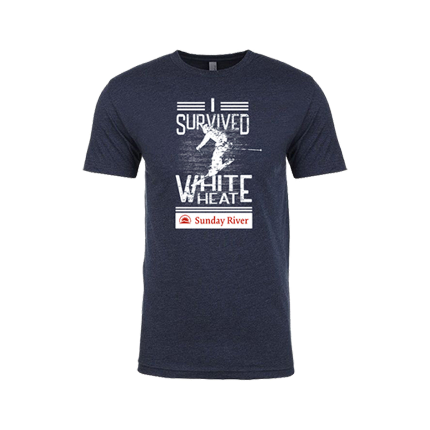 STRYDER Sunday River S/S Tee I Survived White Heat SR Logo MIDNIGHT NAVY