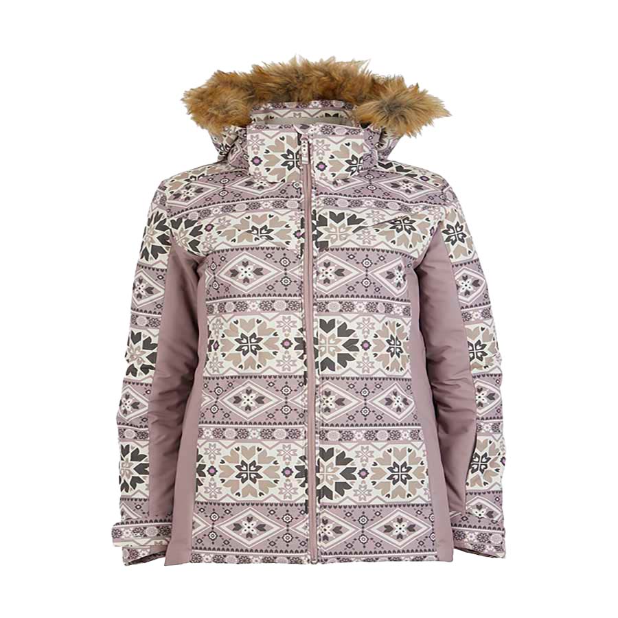 XTM Women's Thea Snow Jacket 2024 FOG MOSAIC