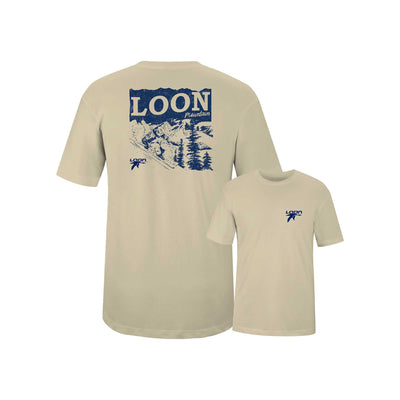 Loon Mountain Trailblazer Lightweight Short Sleeve Tee 2024 SAND