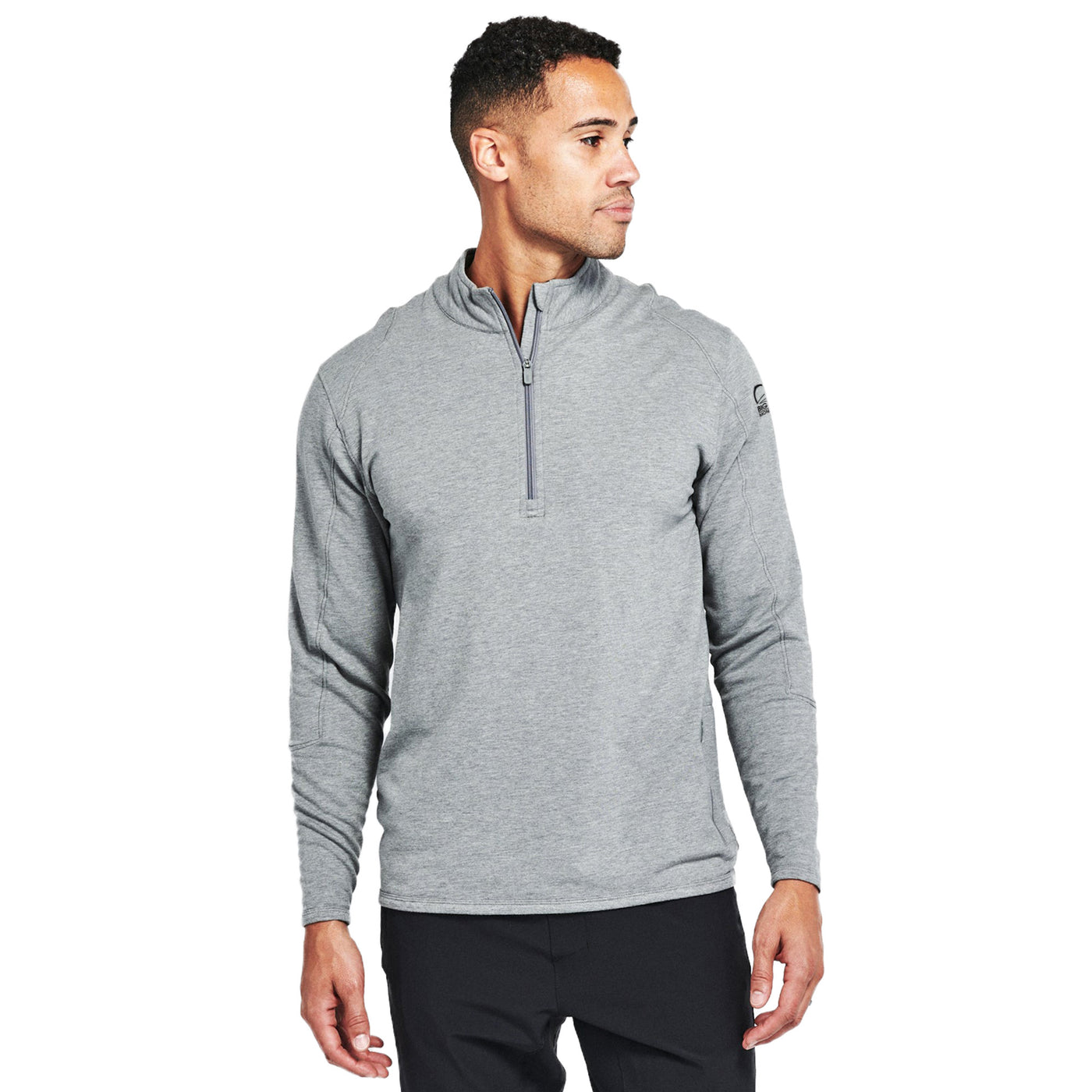 Big Sky Men's Apex Fleece 1/4 Zip 2024 HEATHER GREY