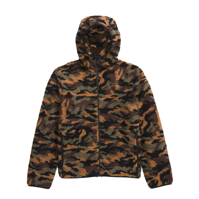 The North Face Junior's Campshire Full Zip Hoodie 2025 TNF BLACK TNF CAMO SMALL PRINT