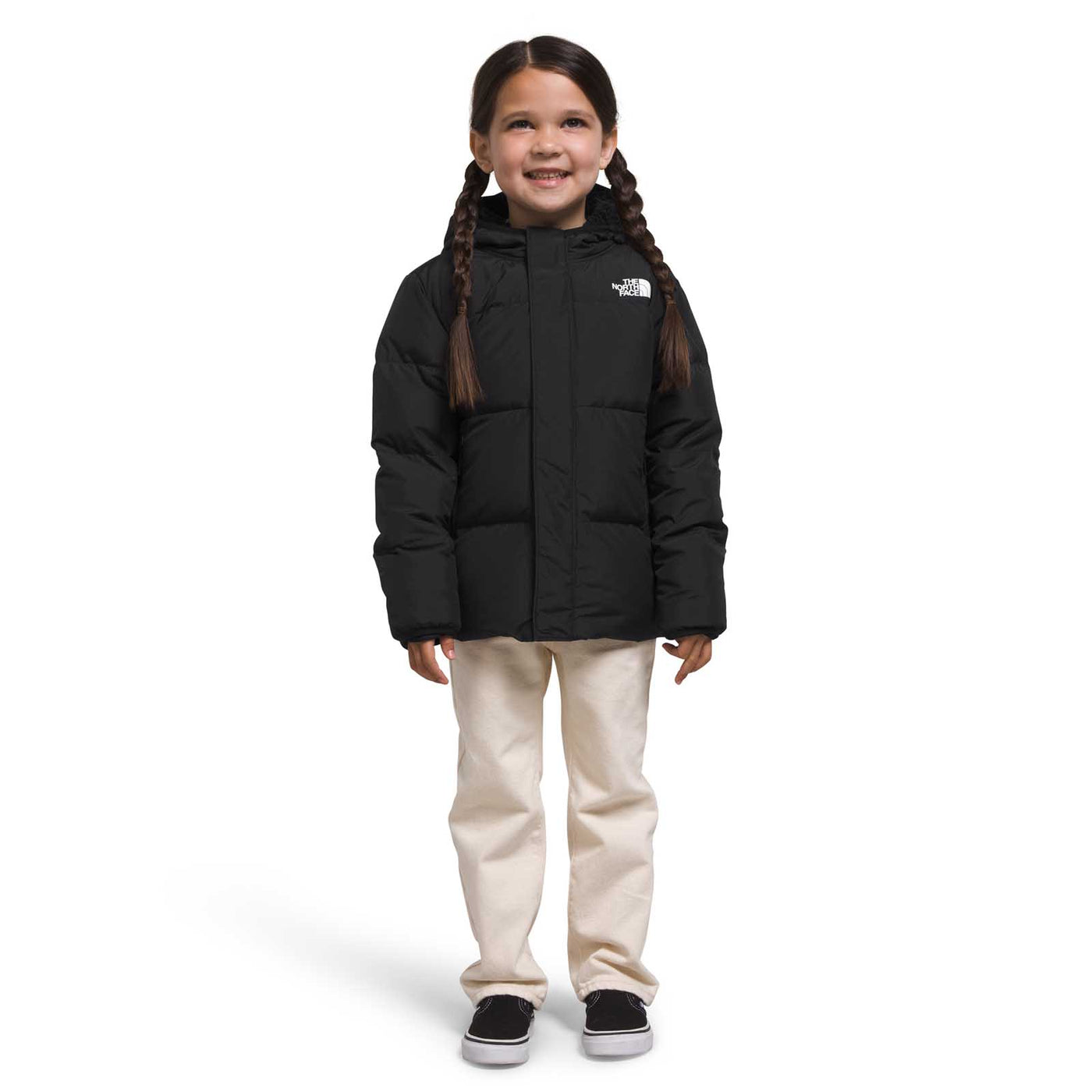 THE NORTH FACE JR'S NORTH DOWN HOODED JACKET TNF BLACK