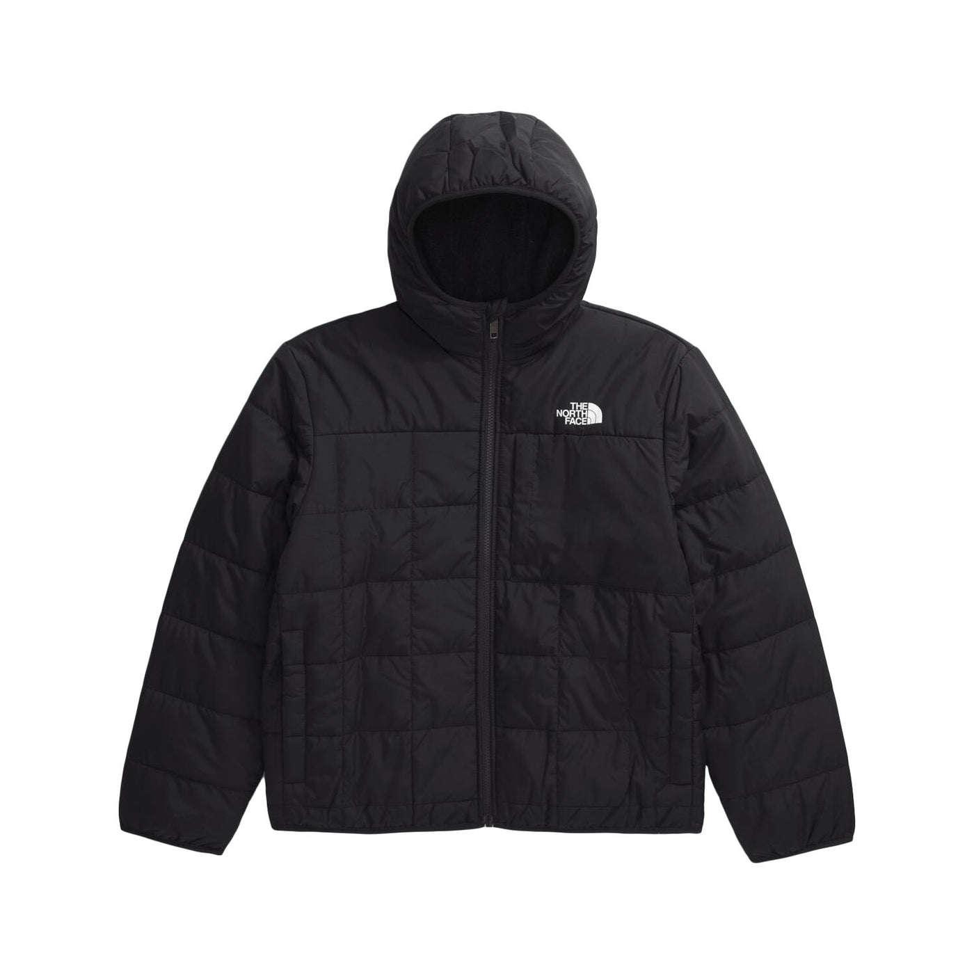The North Face Boy's Reversible Shasta Full Zip Hooded Jacket 2026 TNF BLACK