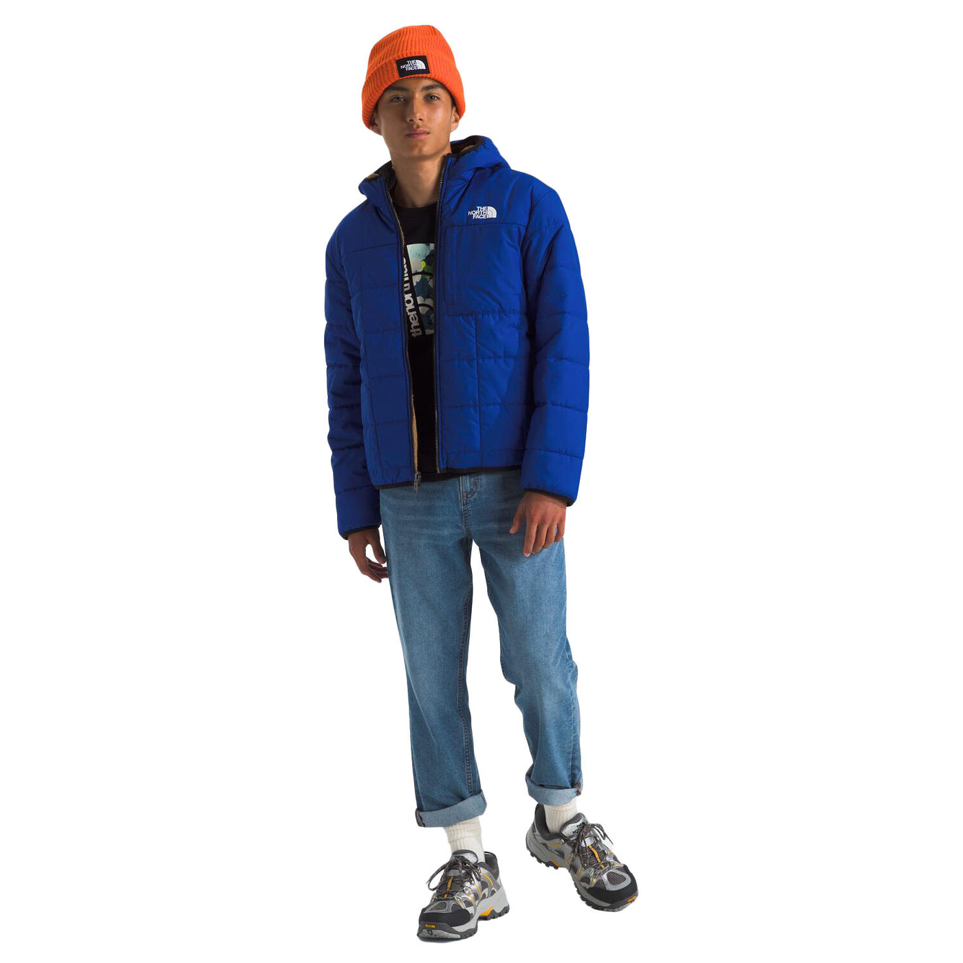 The North Face Boy's Reversible Shasta Full Zip Hooded Jacket 2026