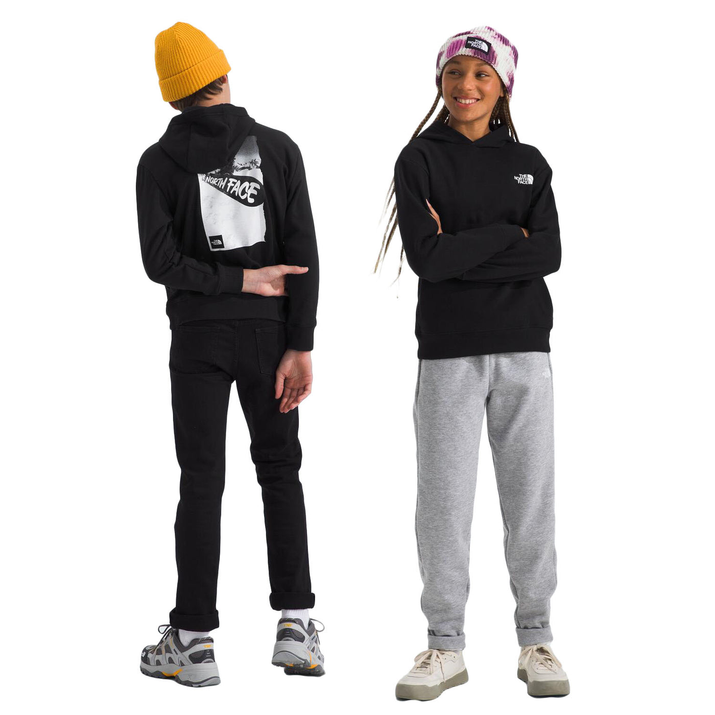 THE NORTH FACE JR'S SNOW CAMP FLEECE PULLOVER HOODIE