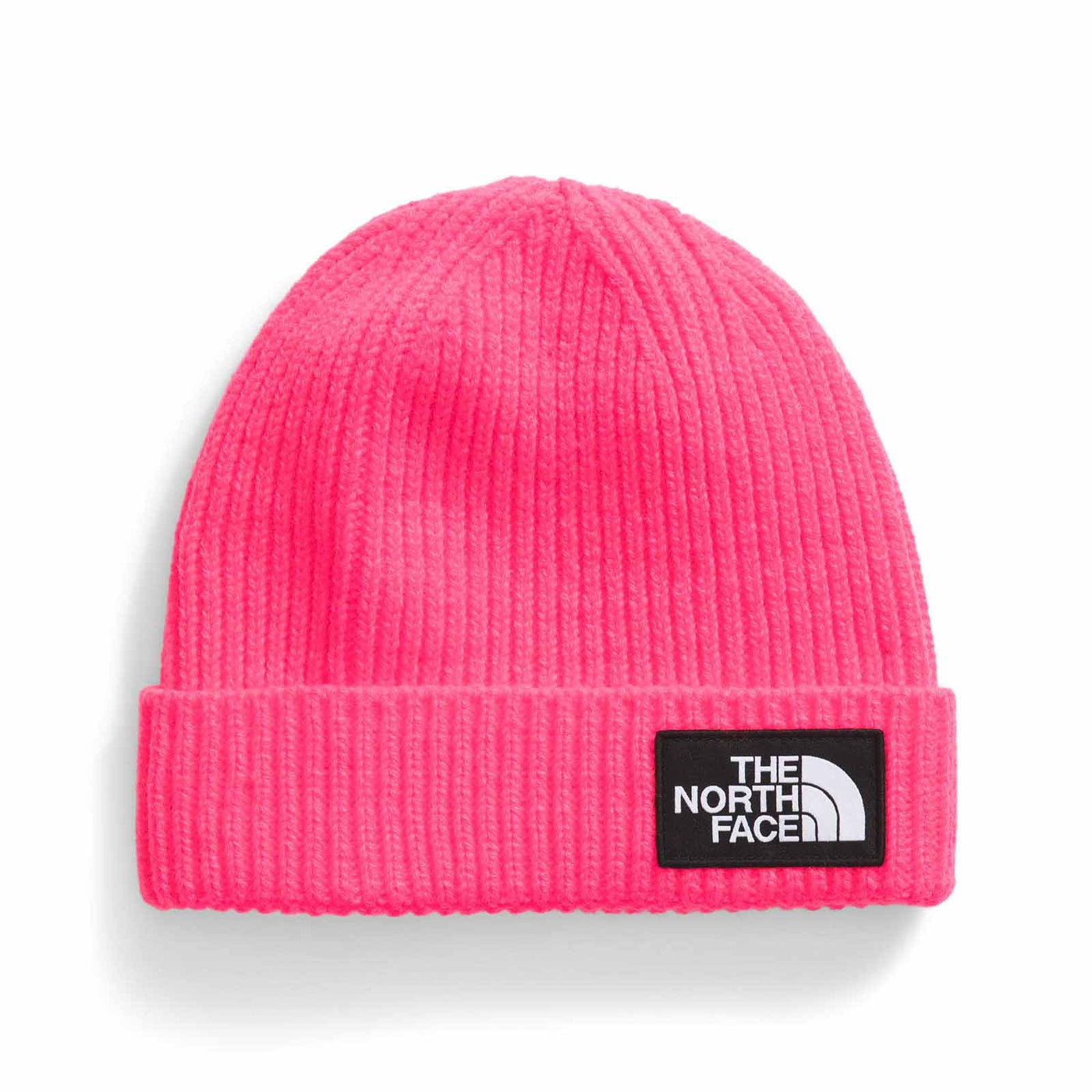 The North Face Junior's TNF™ Box Logo Cuffed Beanie 2025 RADIANT POPPY