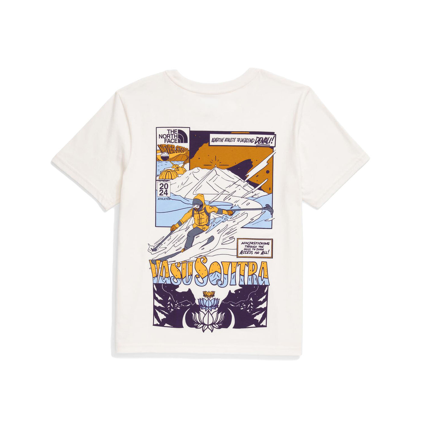 THE NORTH FACE JR'S ATHLETES S/S GRAPHIC TEE